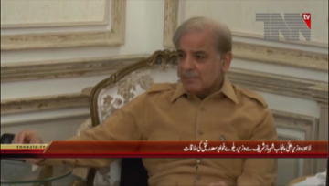 Lahore- CM Punjab Shahbaz Sharif meets Federal Railway Minister Khawja Saad Rafique