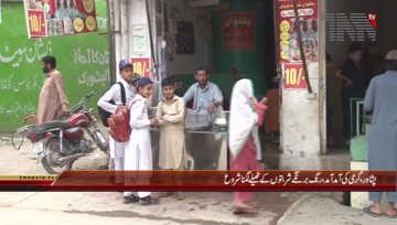 Peshawar- Hot Weather, Juices Demand Increases
