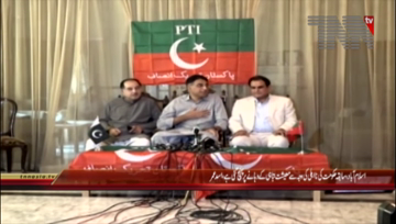 Islamabad- PTI Leader Asad Umar Press Conference