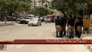 Karachi- Mayor Karachi Waseem Akhtar Media Talk