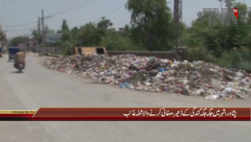 Peshawar- Garbage on Road