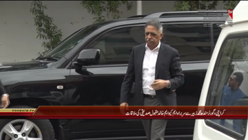 Karachi- Governor Sindh meets Khalid Maqbool Siddiqui