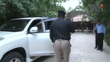 Peshawar- PPP leader Senator Rehman Malik Media Talk