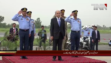 Islamabad-.Caretaker.PM.visits.to.Pakistan.Aeronautical.Complex.
