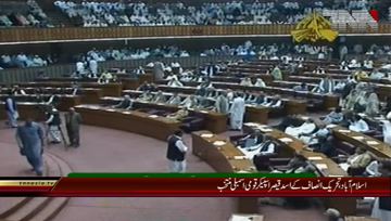 Islamabad- PTI Asad Qaiser Elected Speaker National Assembly