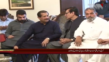 Karachi- CM Sindh Syed Murad Ali Shah Meets workers

