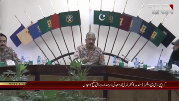 Karachi- DG Rangers Sindh Major General Muhammad Saeed chairs High Level Security Meeting