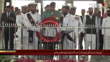 Karachi- DG Rangers Sindh visits Mazar-e-Quaid