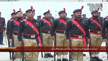 Karachi- IG Sindh Amjad Javed Saleemi Addresses.