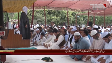 Karachi- Mayor Karachi Media Talk After Eid Prayer.