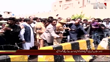 Lahore -PTI Leader Mehmoood ur Rasheed Media Talk