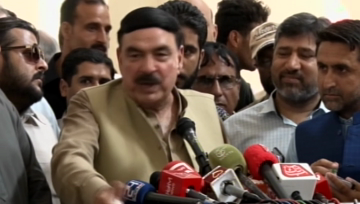 
Rawalpindi-Shaikh Rasheed Media talk