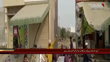 Karachi- Operation Against Encroachment in Karachi Police