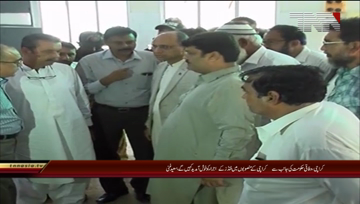 Karachi- Saeed Ghani visits water filter plants