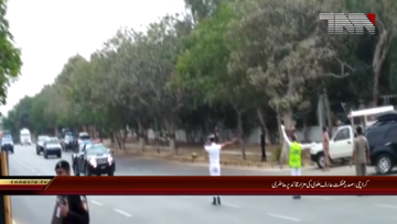 Karachi-President Arif Alvi first visit to Mazar e Qauid