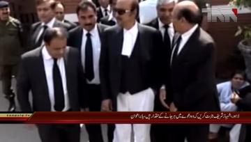 Lahore- PTI Leader Babar Awan Media Talk