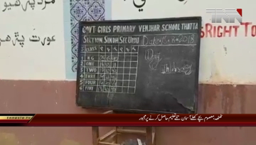 Thatta- Innocent Children Forced To Study Under The Open Sky