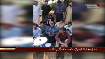 Islamabad- Chairman PPP Bilawal Bhutto in Journalist Protest