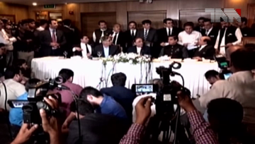 Islamabad- Co Chairman PPP Asif Zardari Press Conference &  Islamabad- Air Chief Meets with the commander UAE