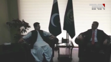Islamabad- FM meets Chairman Senate