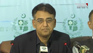 Islamabad- Federal Finance Minister Asad Umer Press Conference
