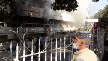 Islamabad- Fire in PID Building