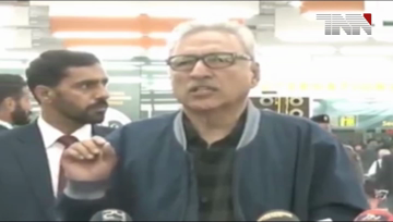 Islamabad-President Dr Arif Alvi media talk in islamabad