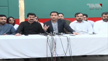 Karachi- PTI MPA Khurram Sher Zaman Press Conference