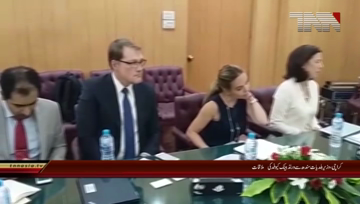 Karachi- Provincial Minister Saeed Ghani meets World Bank Delegation