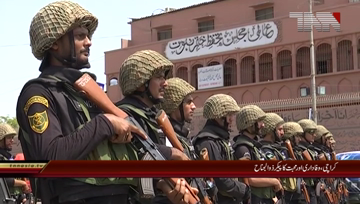 Karachi- representation of the Zuljinnah that Imam Hussain used to ride