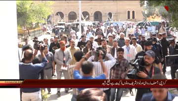 Karachi-Railway Minister Shaikh Rasheed Media Talk
