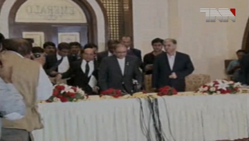 Lahore- Former President Asif Ali Zardari Press Conference