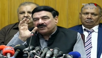 Lahore- Railway Minister Sheikh Rasheed Press Conference