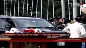 Lahore- Speaker Punjab Assembly Pervez Ilahi Media Talk