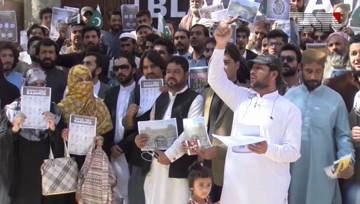 Quetta- Voice of Balochistan Organizes Protest against India