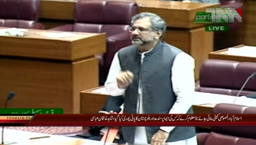 Islamabad- MNA Shahid Khaqan Abbasi Addresses in NA
