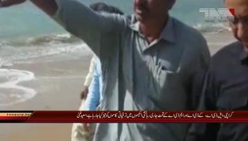 Karachi- Provincial Minister Saeed Ghani visits LDA Hawks bay scheme 