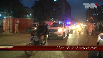 Karachi-Police and Rangers action in karachi 11 arrested