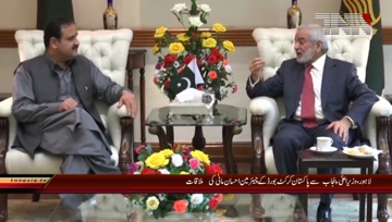 Lahore- CM Punjab meets Chairman PCB