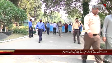 Lahore- Doctors Organizes walk on Smoge