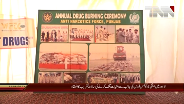 Lahore- Drug Burning Ceremony