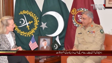 Rawalpindi- Ambassador Alice Wells meets COAS