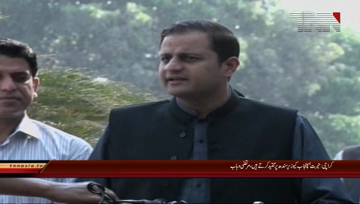 karachi- Murtaza wahab Media Talk