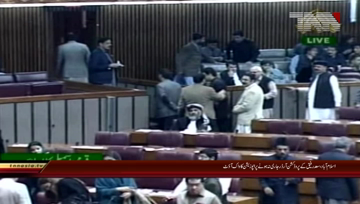 Islamabad- Opposition Walkout in NA