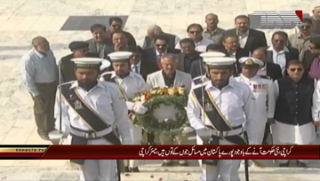 Karachi- Mayor Karachi Waseem Akhter Media Talk