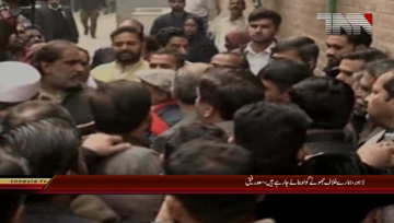 Lahore- PML(N) MNA Khawaja Saad Rafique Media Talk