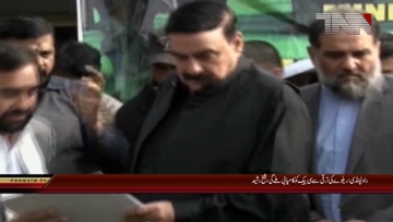 Rawalpindi- Railway Minister Shaikh Rasheed Media Talk