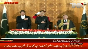 Islamabad- Justice Asif Saeed Khosa takes oath as 26th CJP 