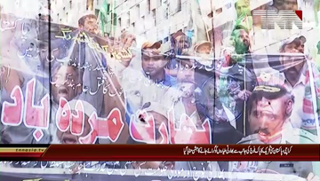 Karachi- Pakistan Sunni Tehreek Celebrates to IAF jets shot down