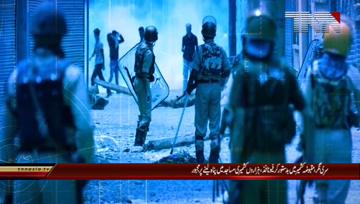 Srinagar- Thousand Kashmiri's force taking Shelter at Mosque due to Indian Aggression 